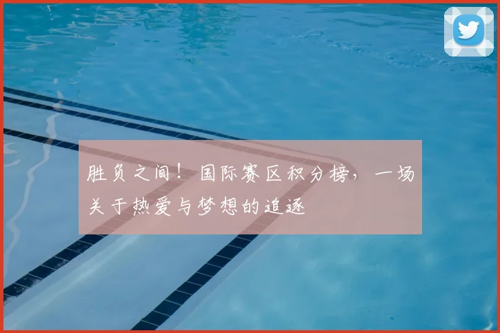 胜负之间!国际赛区积分榜,一场关于热爱与梦想的追逐