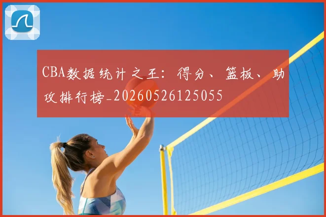 CBA数据统计之王:得分、篮板、助攻排行榜_20260526125055